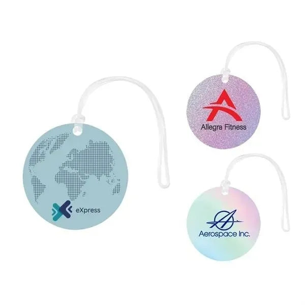 Acrylic Bag Tag Custom Shape 4"