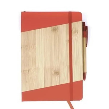 Bamboo Look Jotter & Pen
