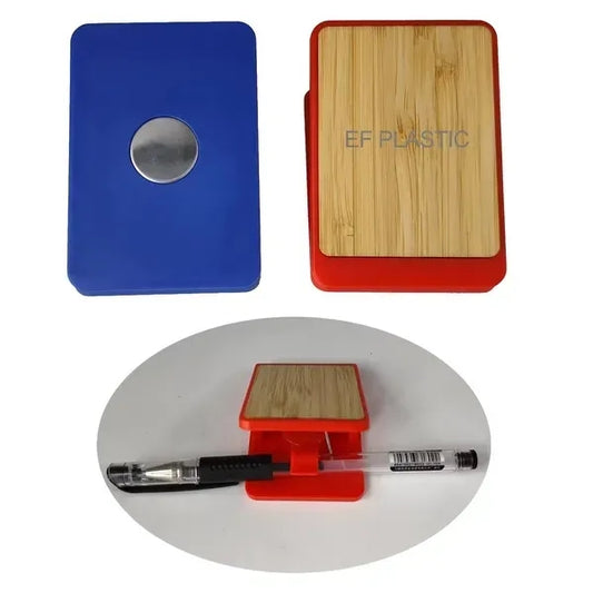 Magnetic Clip With Bamboo Accent