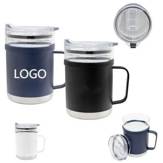 15 Oz. Glass & Stainless Steel Mug