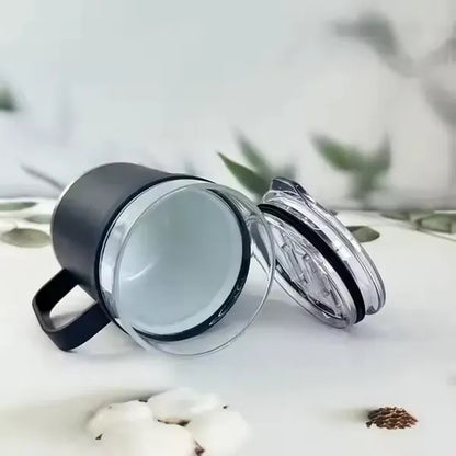 15 Oz. Glass & Stainless Steel Mug