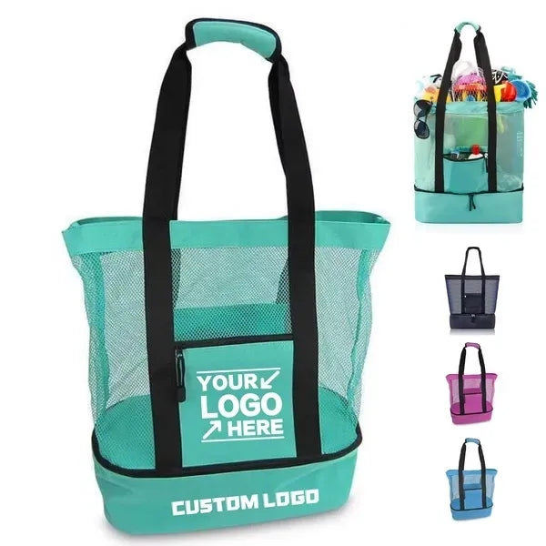 Marley rPET Mesh Tote Bag With Cooler