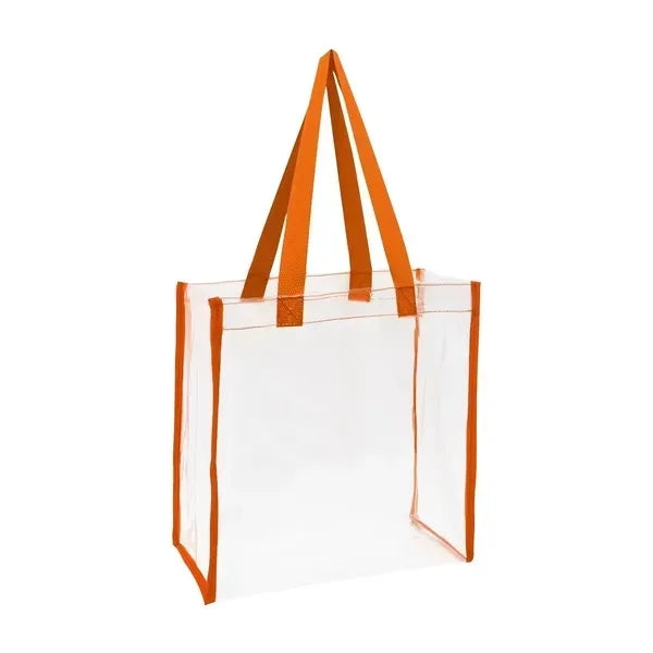 Reflective Clear EVA Shopper Tote Bag