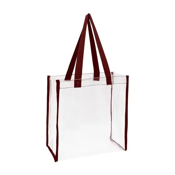 Reflective Clear EVA Shopper Tote Bag