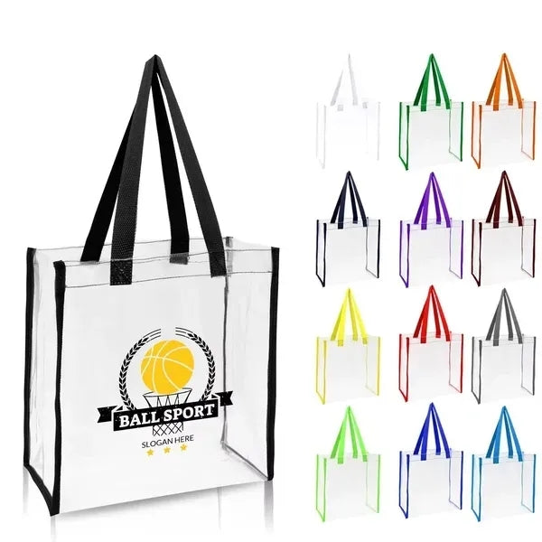 Reflective Clear EVA Shopper Tote Bag