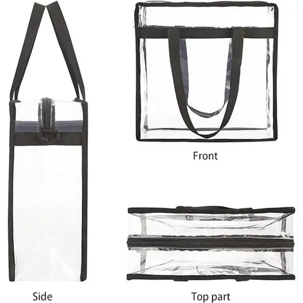 Clear EVA Tote Bag With Zipper