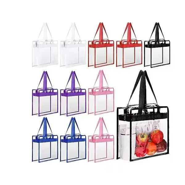Clear EVA Tote Bag With Zipper