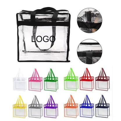 Clear EVA Tote Bag With Zipper