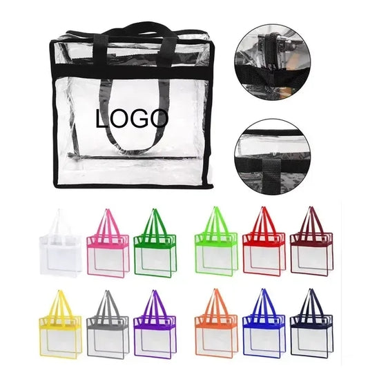 Clear EVA Tote Bag With Zipper