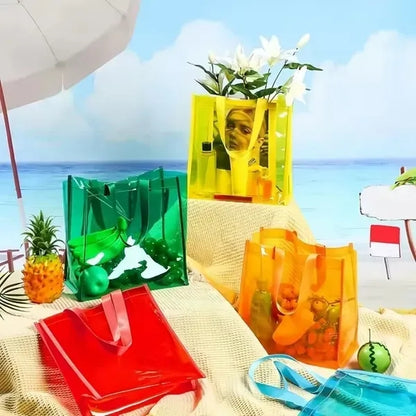 Colby Transparent Tote Bag