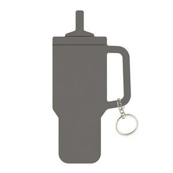 Intrepid Tumbler Shaped Silicone Key Ring
