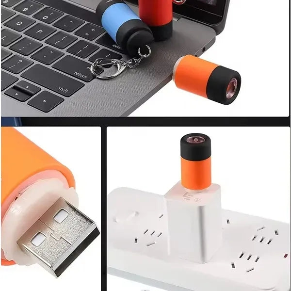 Rechargeable LED Light Key Chain