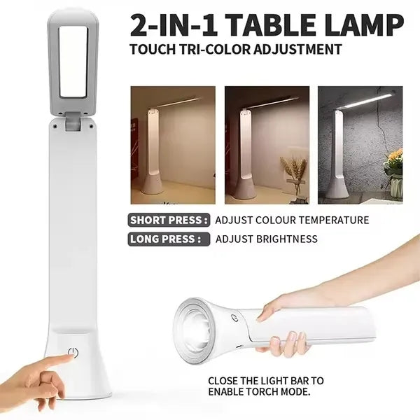 2-In-1 Rechargeable Flashlight and Lamp