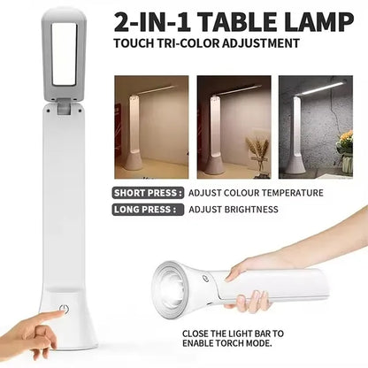 2-In-1 Rechargeable Flashlight and Lamp
