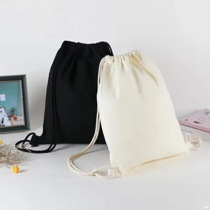 Recycled Cotton Drawstring Bag