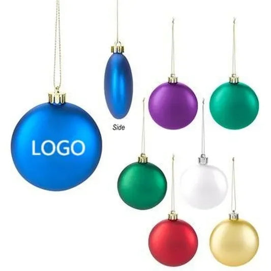 Chrome Round Disk Ornament