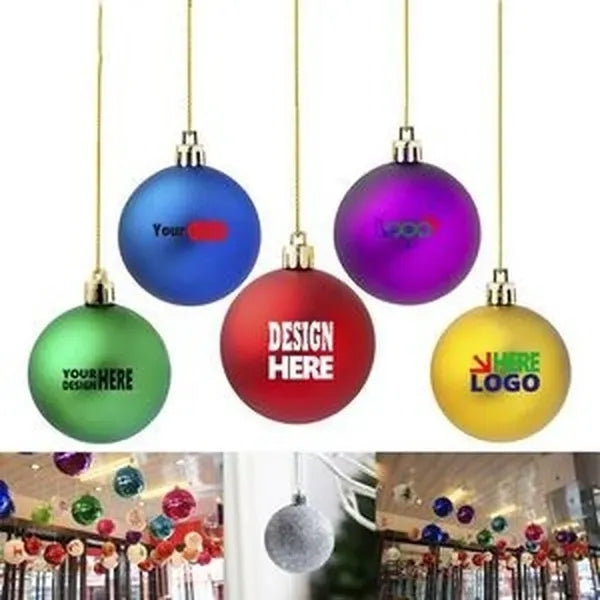 Chrome Round Disk Ornament