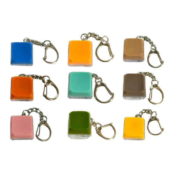 Keyboard Keychain Stress Relief Toy Portable Fun Fidget Gift