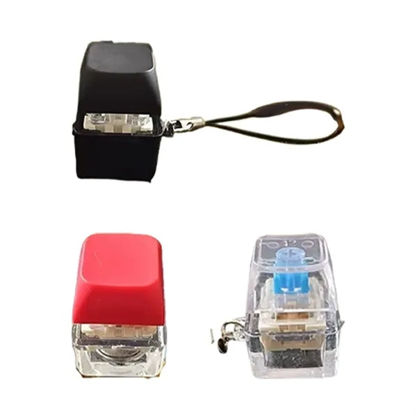 Keyboard Keychain Stress Relief Toy Portable Fun Fidget Gift