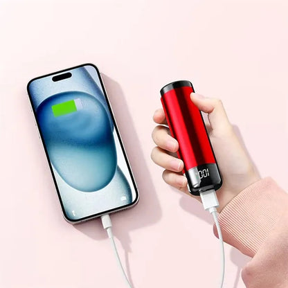 5000mAh Power Bank with Flashlight and Hand Warmer Function