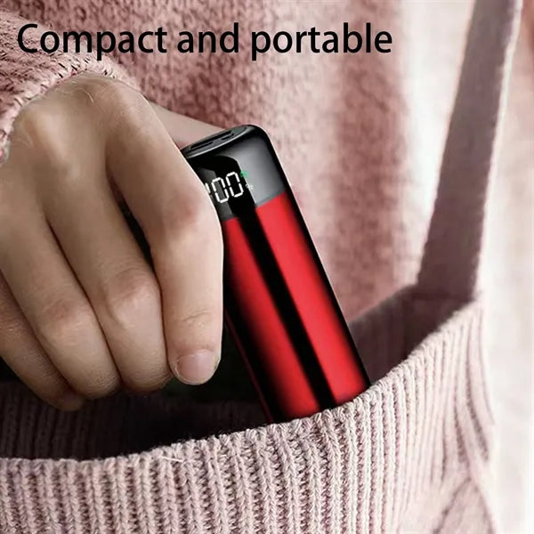 5000mAh Power Bank with Flashlight and Hand Warmer Function