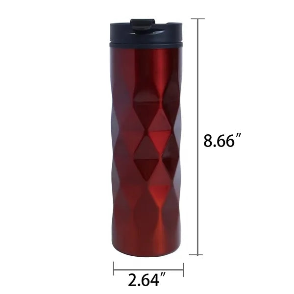 Unique stainless steel travel mug with custom logo thermos