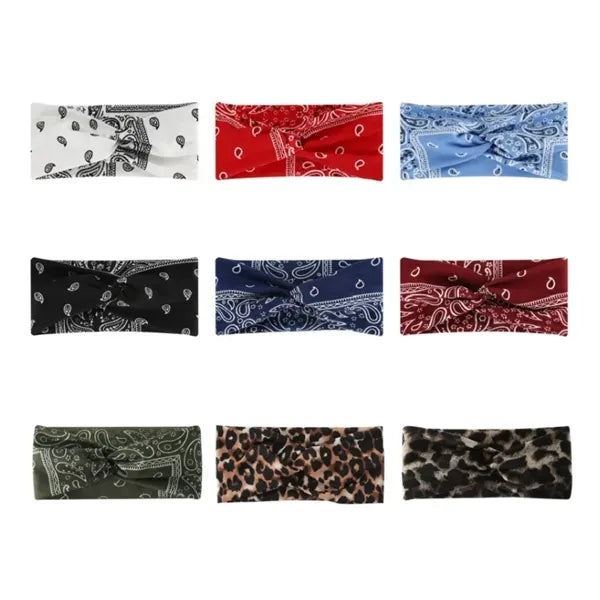 Paisley Print  Headbands Criss