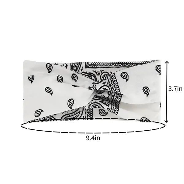 Paisley Print  Headbands Criss