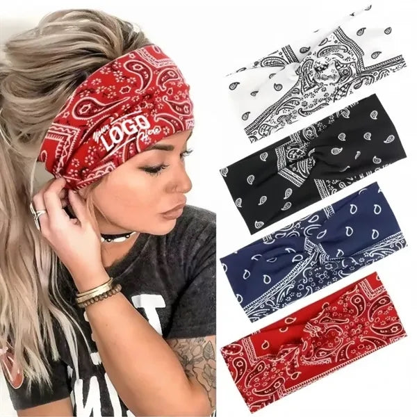 Paisley Print  Headbands Criss