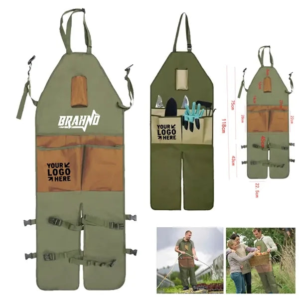 Gardening Work Apron With Big Pockets For Men