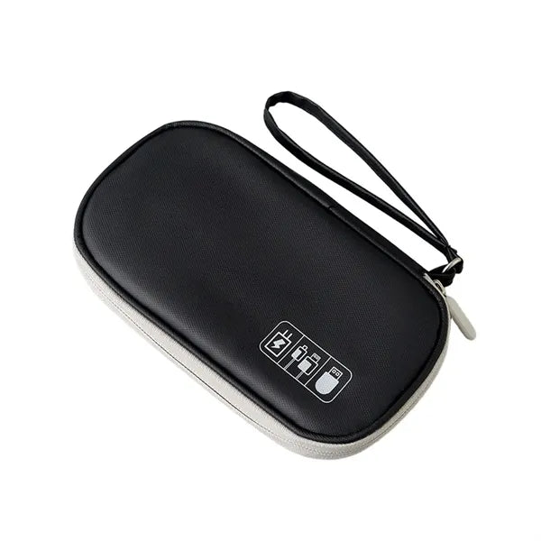 Waterproof Compartment Handheld Data Cable Storage Bag