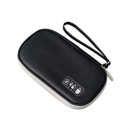 Waterproof Compartment Handheld Data Cable Storage Bag