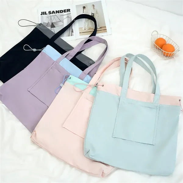 Foldable Drawstring Folding Shopping Bag