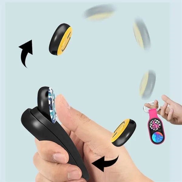 Magnetic Slider Fidget Sensory Stress Relief Keychain Toy