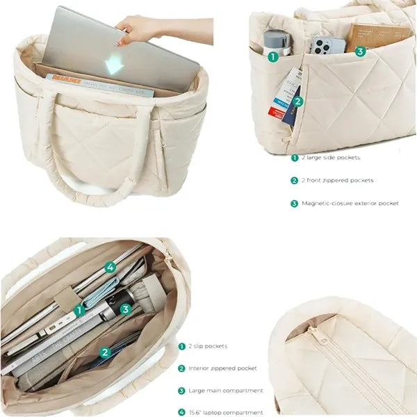 Women Smart Gym Tote Duffle Weekender Overnight Bag