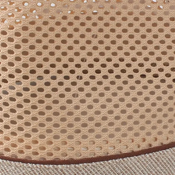 Casual UV Protection Linen-Style Solid Fedora Sun Hat