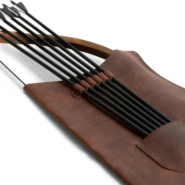 Archery Bow Rest With Arrow Slots Adjustable Shoulder Strap