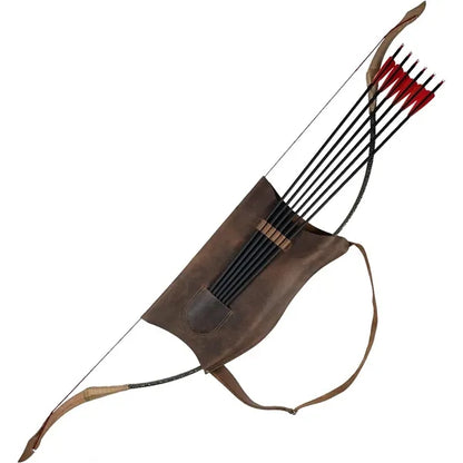 Archery Bow Rest With Arrow Slots Adjustable Shoulder Strap