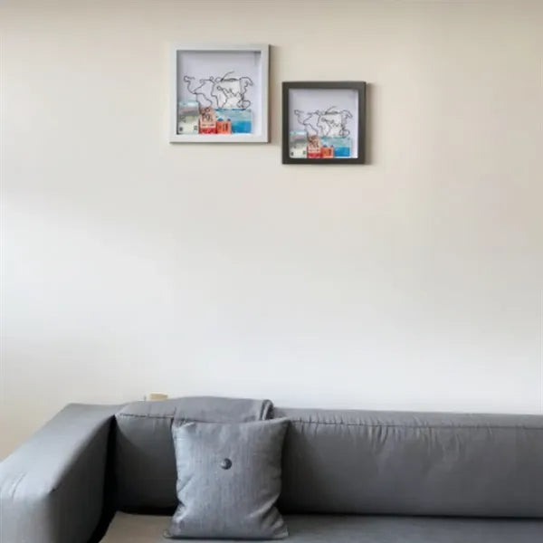 Frame Ticket Memory Shadow Box Display Case