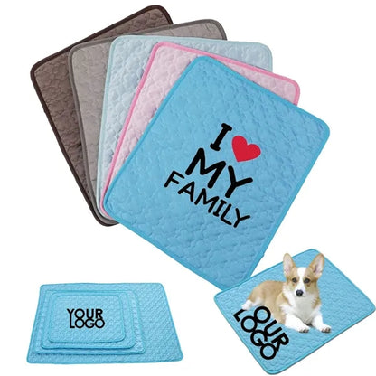 Pet Sleeping Pad Bed Cooling Mat For Dogs and cats .