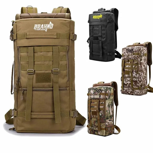 2 in 1 Convert Camo Tactical Molle Rucksack Coyote Backpack