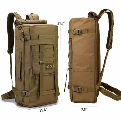 2 in 1 Convert Camo Tactical Molle Rucksack Coyote Backpack