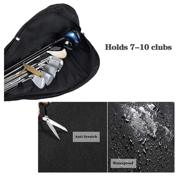 Portable Foldable Golf Club Travel Bag