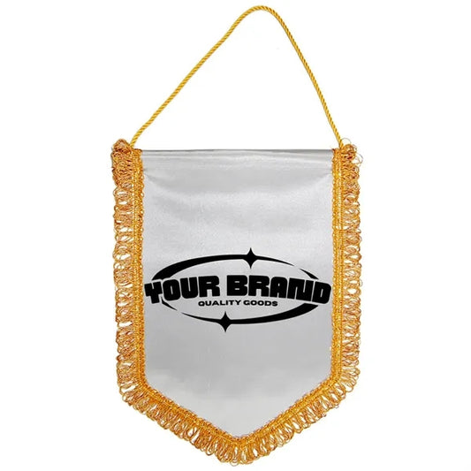 DIY Blank Pennant Soccer Baseball Football Rugby Club Flags