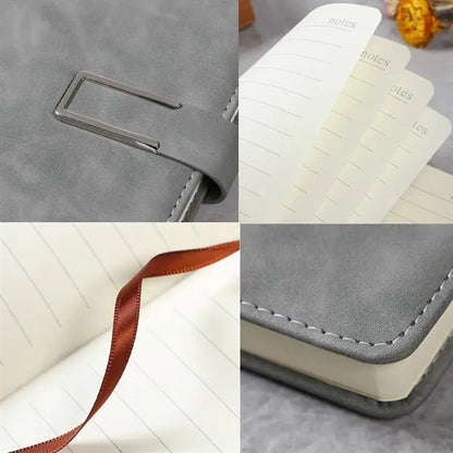 A5 Simple Business Magnetic Buckle Hardcover Notebooks