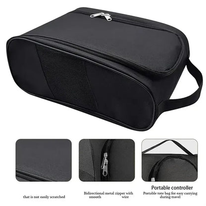 Oxford Cloth Portable Golf Shoe Bag