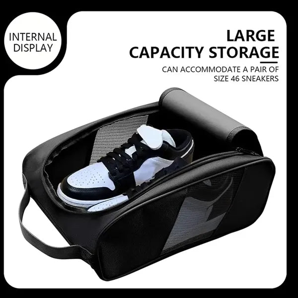 Oxford Cloth Portable Golf Shoe Bag