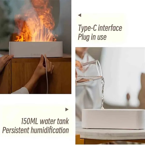 Flame Essential Oil Aroma Diffuser