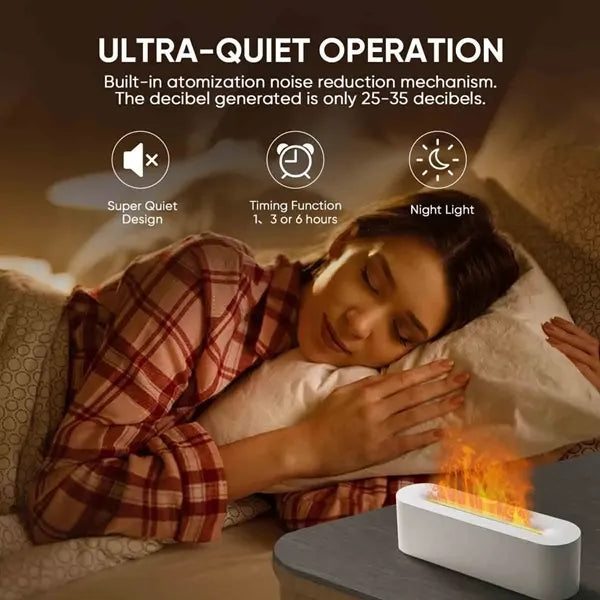 Flame Essential Oil Aroma Diffuser