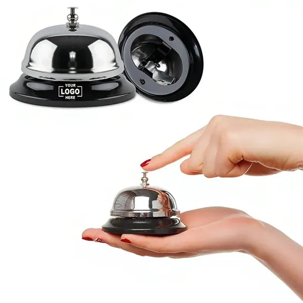 Classic Service Bell Gleaming Stainless Steel